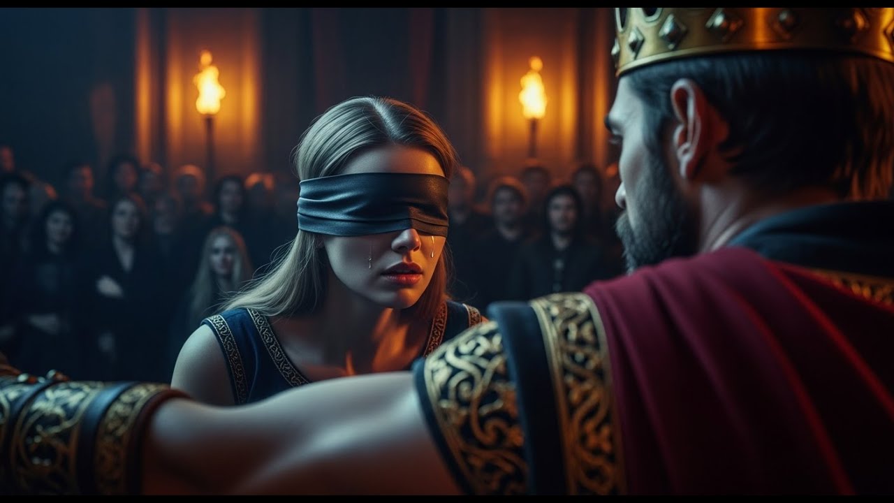Blind Omega Kneels Before Wrong Alpha at the Ceremony — What the Alpha King Did Shocked Every Clan