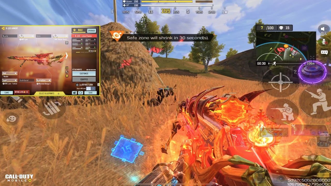 Fast ADS + More Stable = Mythic DL-Q33 in BATTLE ROYALE | Best DLQ33 gunsmith in SEASON 1 | CODM BR