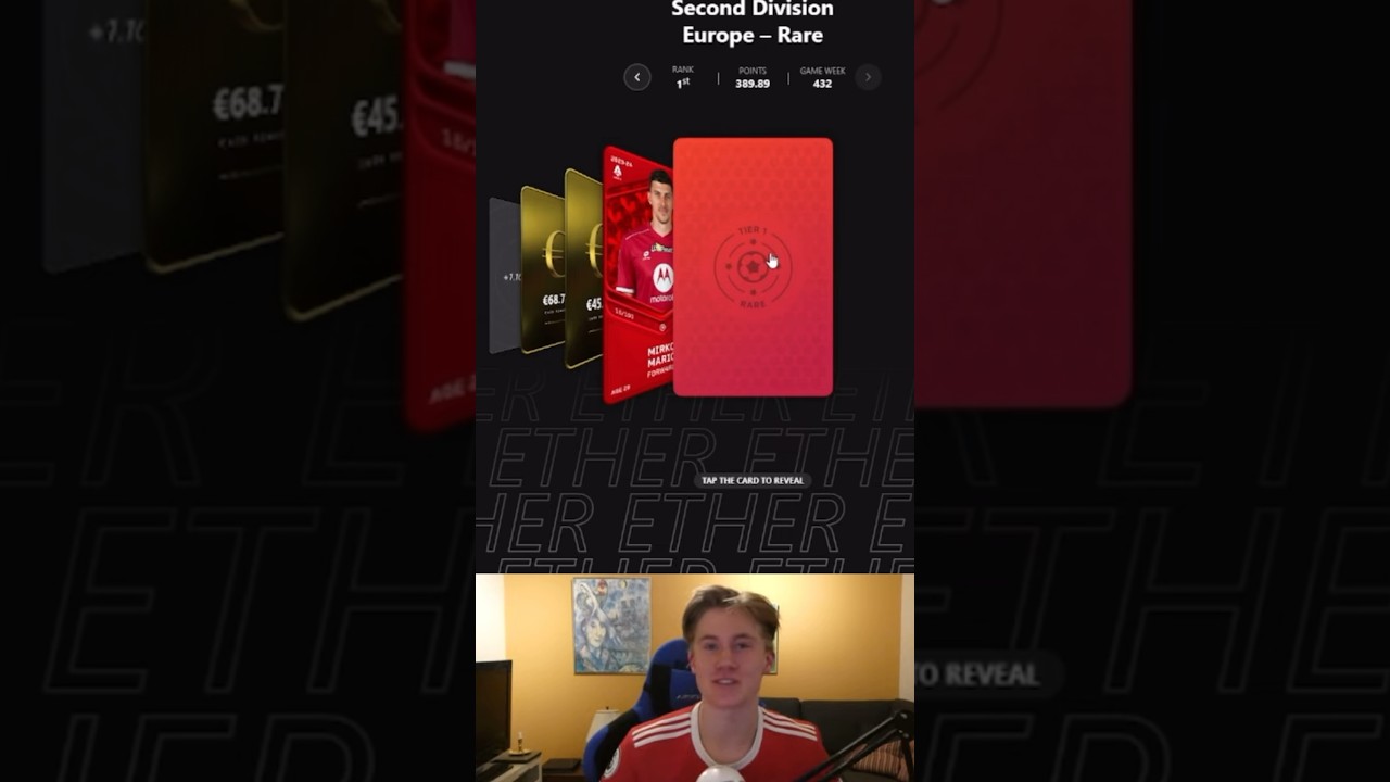 I WON My FIRST Sorare tournament! #football #sorare #sorarerewards #cryptogaming #soraregiveaway