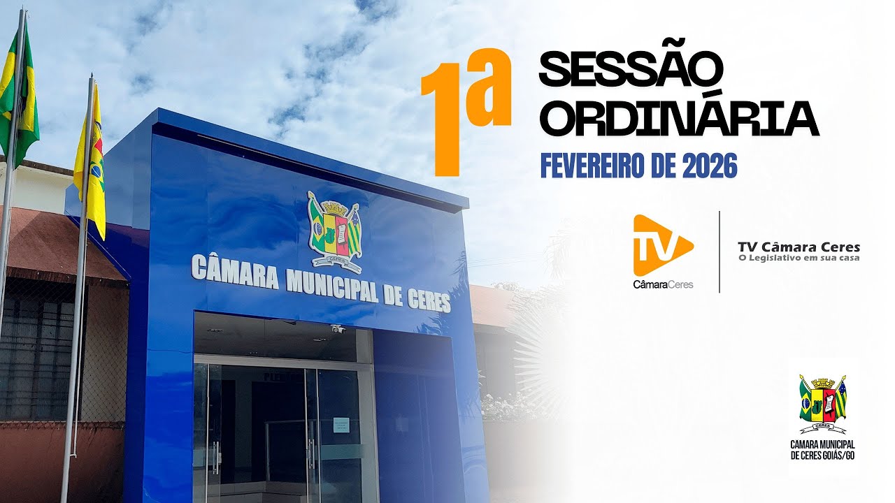 1ª Sessão Ordinária de fevereiro de 2026