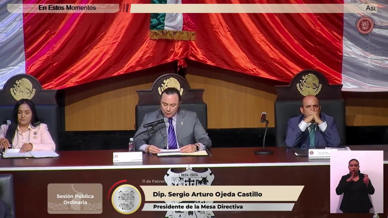 🔴#SesiónPúblicaOrdinaria | miércoles, 11 de febrero de 2026 11:00 hrs. | #EnVivo