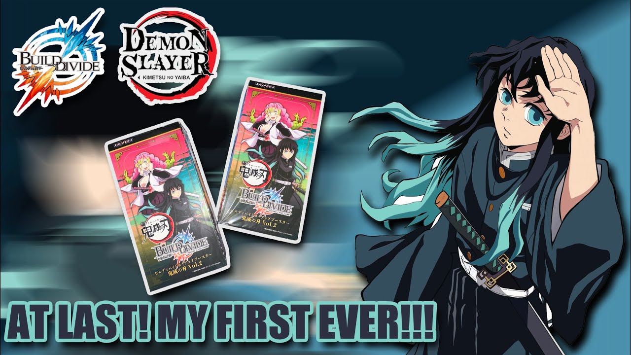 PULLED MY FIRST DIVIDE RARE | BUILD DIVIDE x DEMON SLAYER TRADING CARD GAME