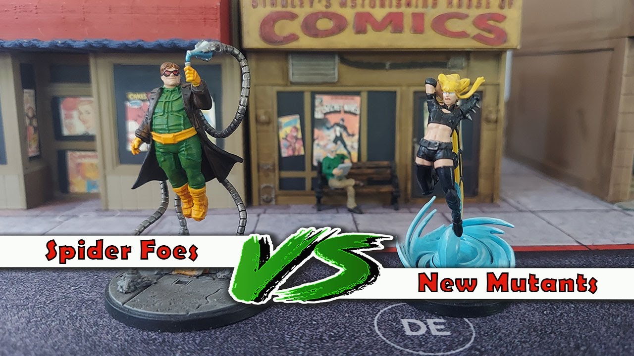 Spider Foes против New Mutants: Marvel Crisis Protocol Battle Report, эпизод 84
