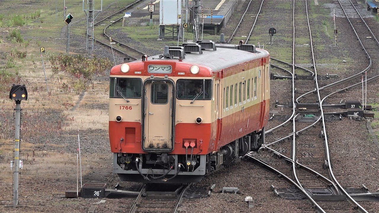 2022.06.18 撮影　遠軽駅　ｷﾊ40 ﾂｰﾄﾝ 国鉄一般色　☆北鉄路漫934