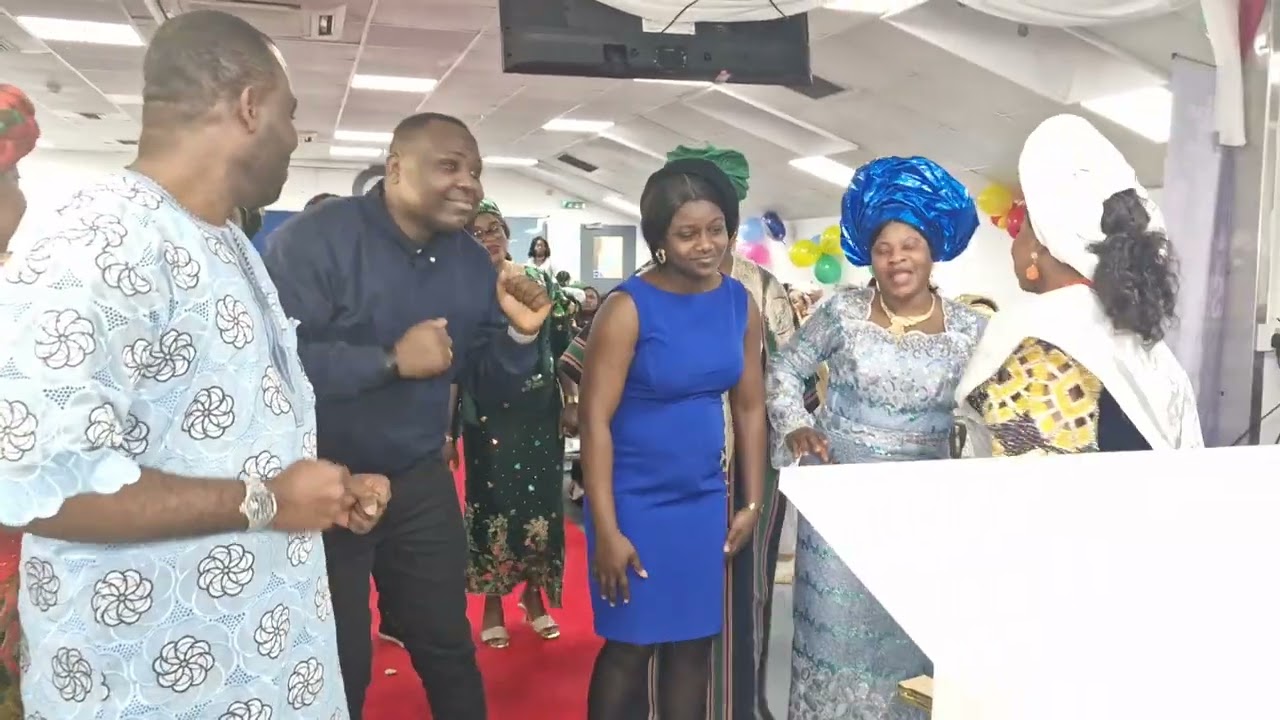 Evang Funmilayo Anifowoshe at CAC palace of grace ori oke baba Abiye Manchester United Kingdom. 