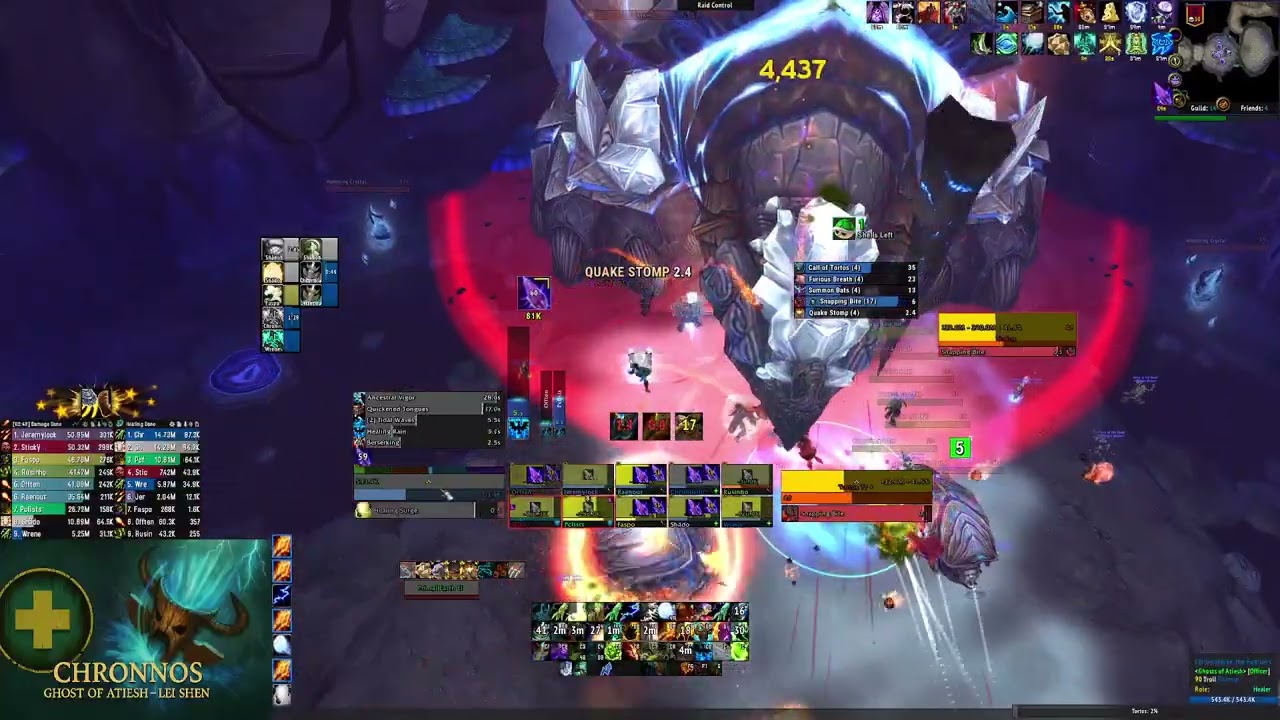 Throne of Thunder Tortos 10 Heroic | Resto Shaman