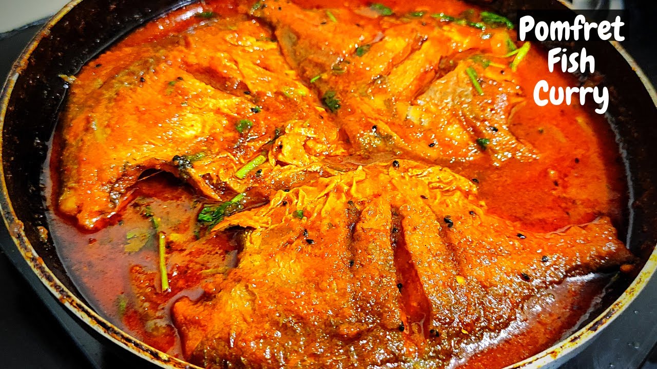 Pomfret Fish Curry in Bengali| পমফ্রেট মাছের ঝাল| Pomfret Macher Jhal| Bengali Style Pomfret Fish