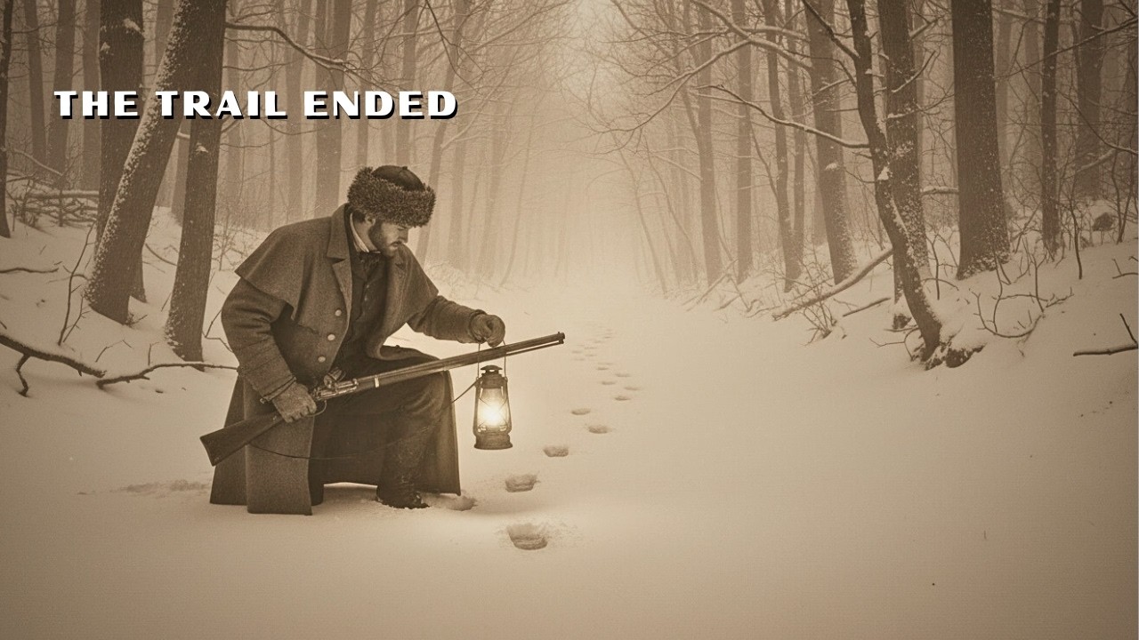(1863 Ozarks) The Snow Hid the Trail — His Tracks Stopped Mid-Stride