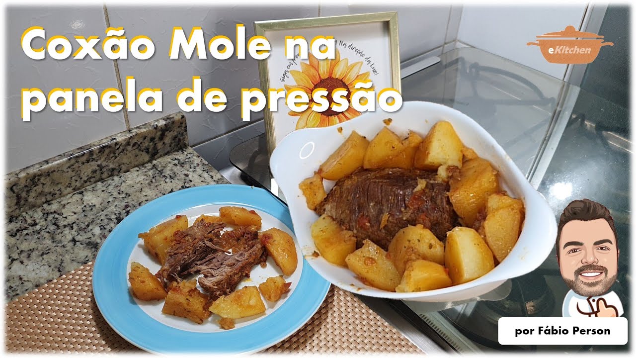 COXÃO MOLE COZIDO NA PRESSÃO: REFEIÇÃO RÁPIDA E DELICIOSA