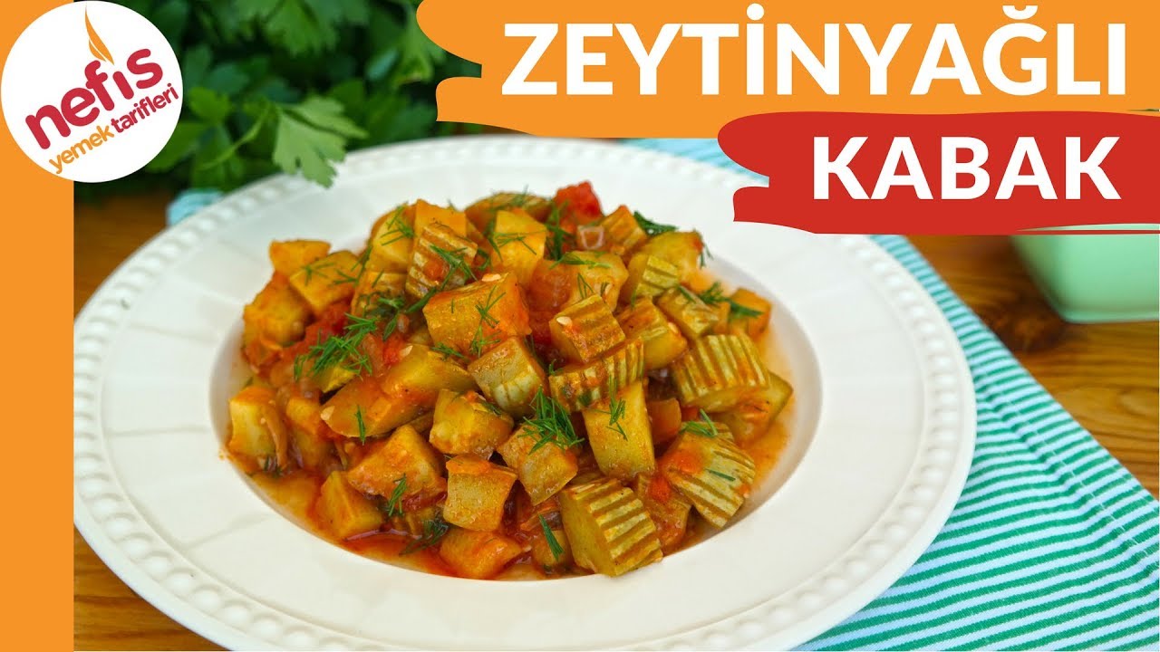 HAFİF VE LEZZETLİ Zeytinyağlı Kabak Tarifi