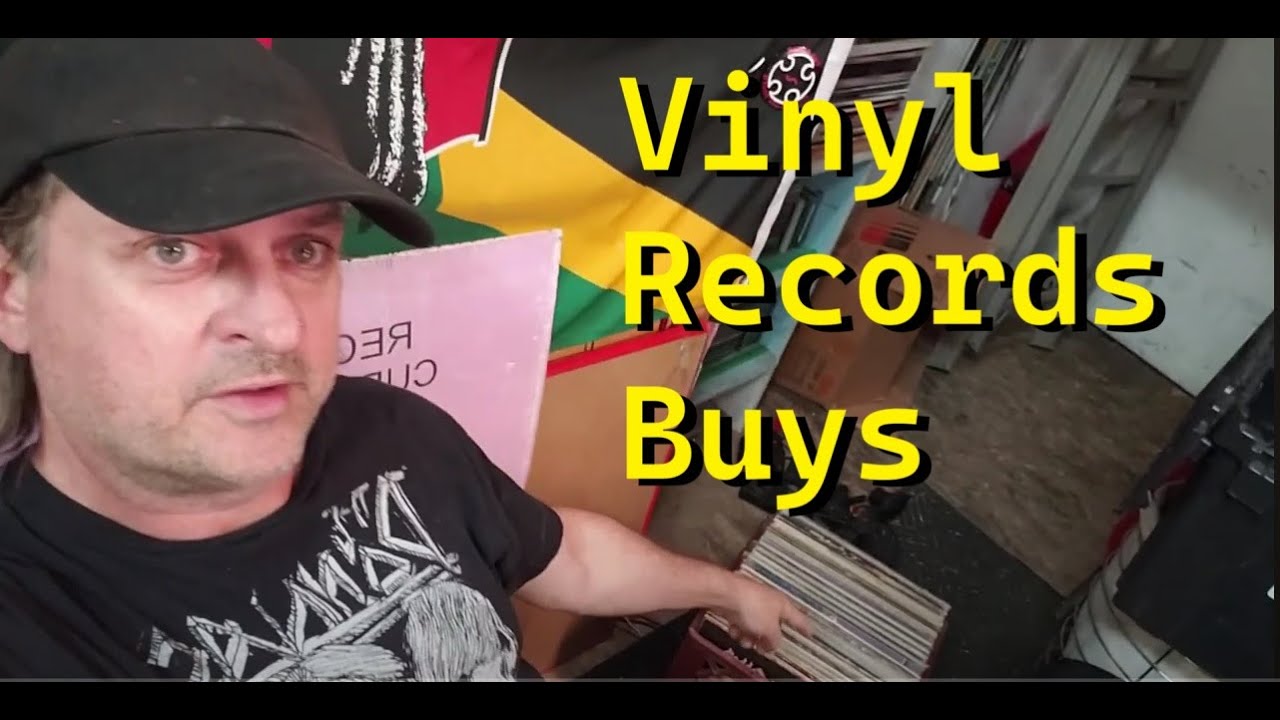 2 vinyl record collection buys | rock n roll | reggae amid junk lps