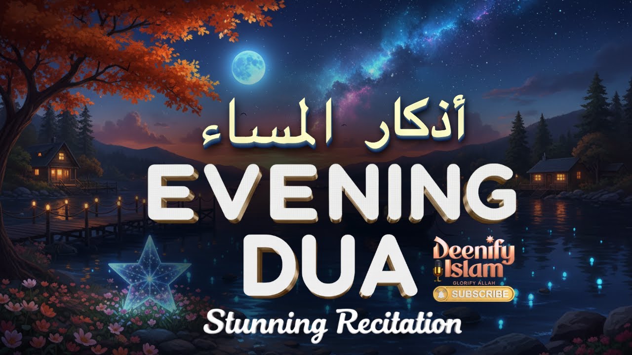 POWERFUL EVENING DUA أذكار المساء 🤲PROTECTION🤲BLESSING🤲RIZQ🤲HEALING #quranrecitation #eveningdhikr