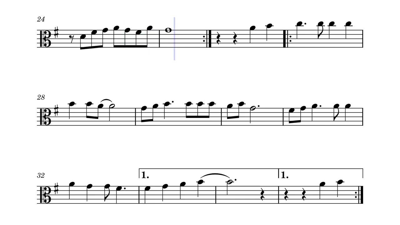 Dame un nuevo corazón Señor - Partitura Viola 🎻