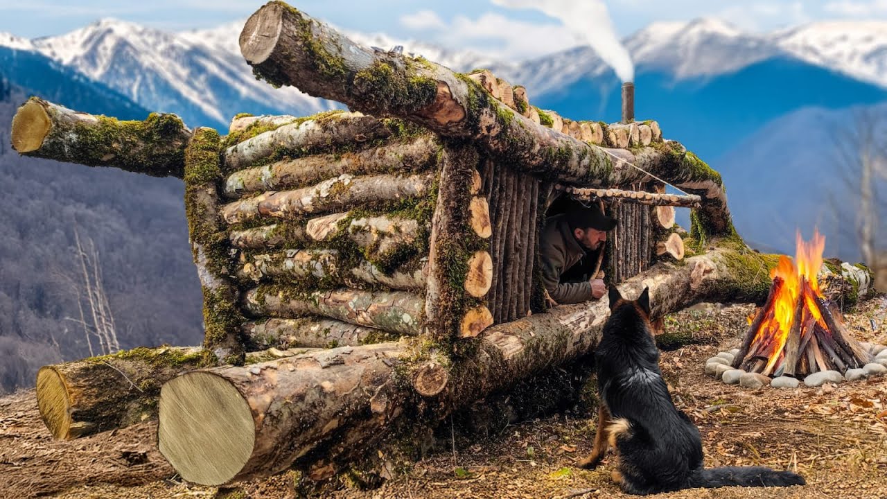 I Built a Bushcraft Treehouse from Scratch! (Ultimate Survival & Real-Life Minecraft)