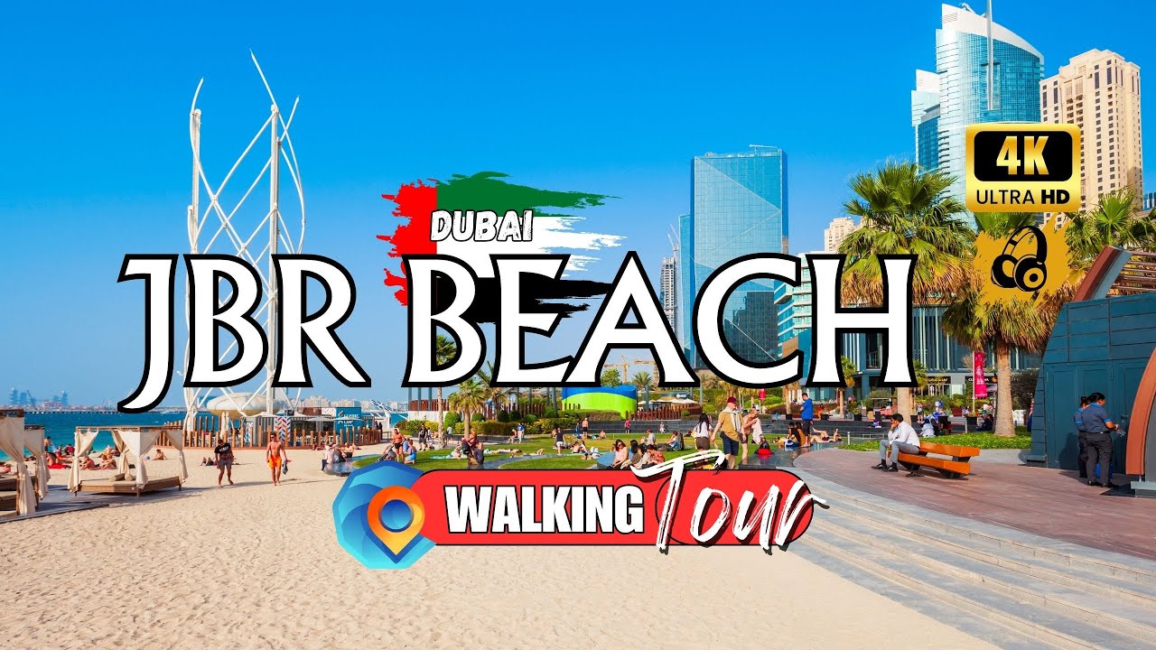 Dubai 🇦🇪 Most Popular Beach, The Beach at JBR [4K] Walking Tour