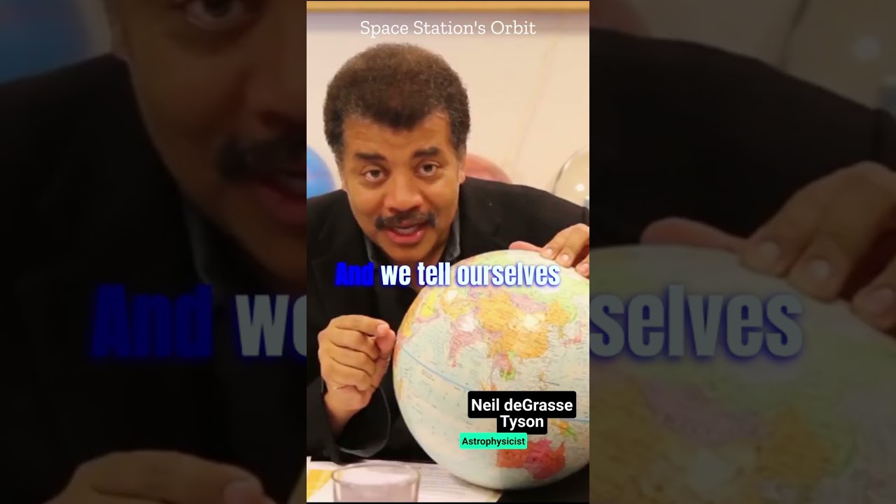 На какой высоте находится МКС? 🛰️ Нил Деграсс Тайсон объясняет: #шорты #наука #МКС #космос