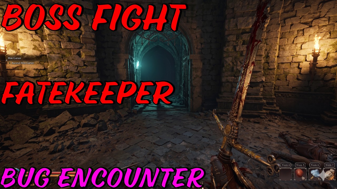 Fatekeeper | Boss fight with a Funny BUG | Greatsword