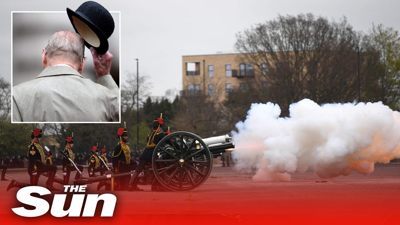 Tower of London leads 40-minute global gun salute in honour of Prince Philip