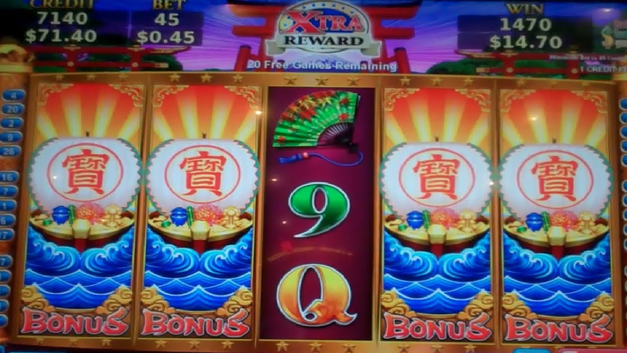 Riches with Daikoku Slot Machine Bonus - 20 Free Games with Expanding Wilds - Nice Win
