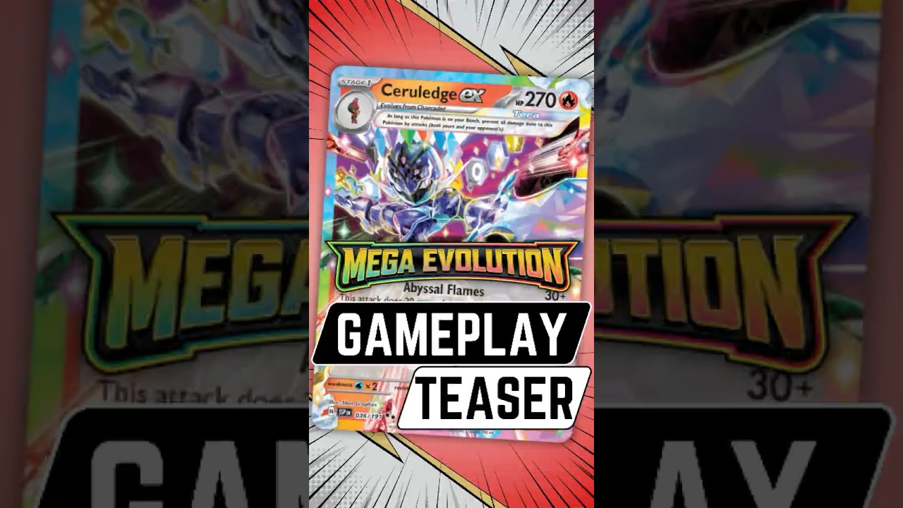 🔥 Ceruledge Easily Beats Tord's Secret Mega Box Deck! #megaevolution #gameplayvideo