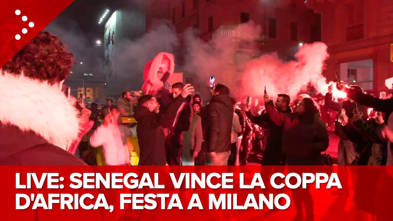 LIVE Senegal vince la Coppa d'Africa. Tifosi in festa per le strade di Milano: diretta