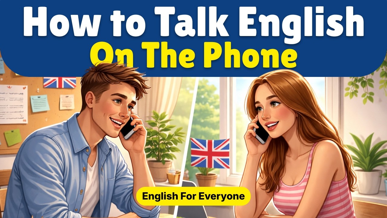 Speaking English Confidently on the Phone | Practical Dialogue Practice | A1-B1