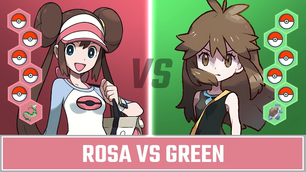 Pokemon Battle: Rosa vs Green