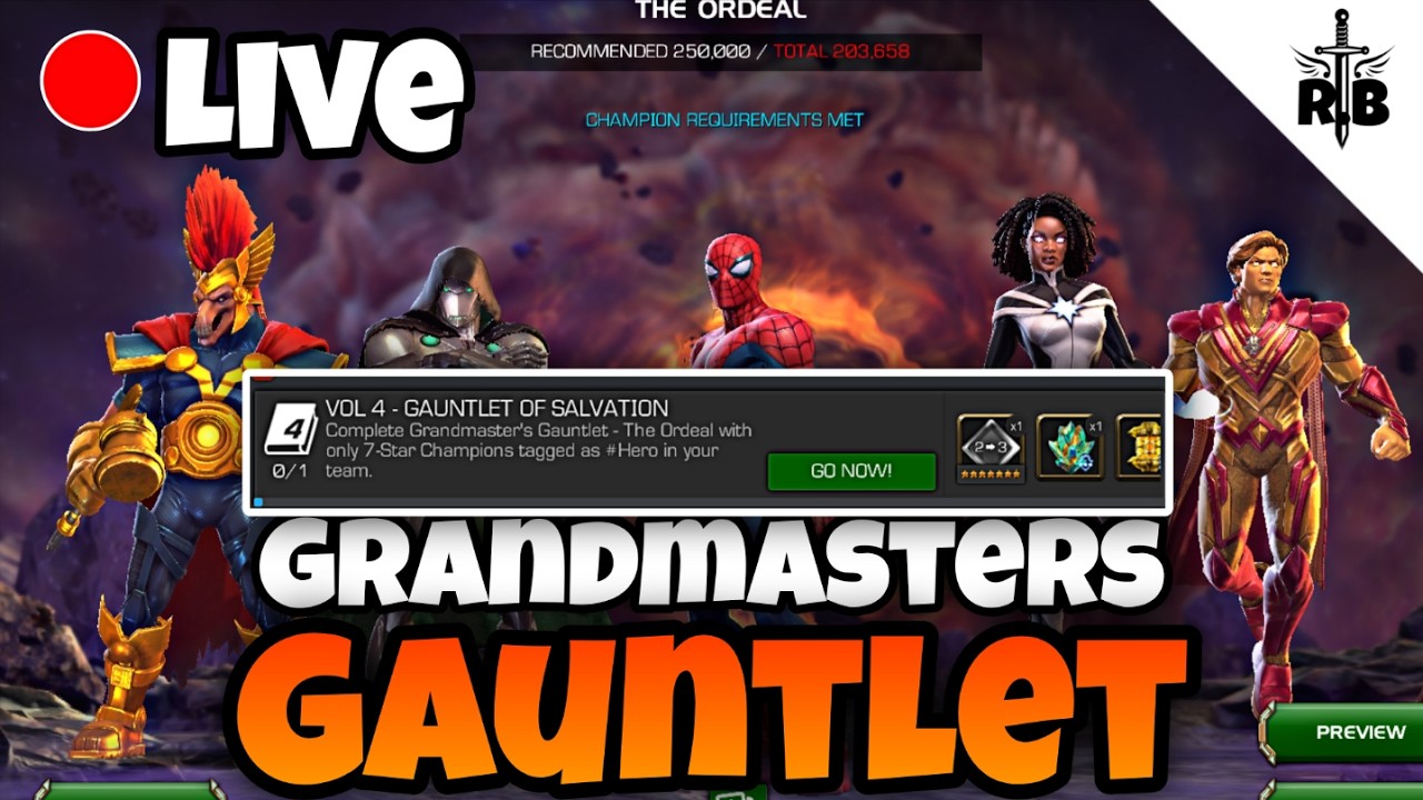 Carinas Hero Challenge Live For Idoom! || Mcoc Rebellow Livestream