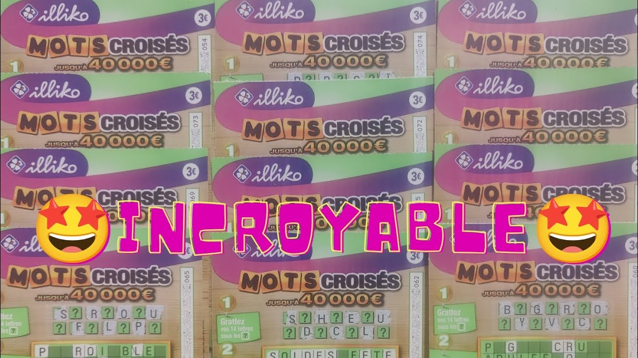 🛑 Grattage du 17 décembre 🍀 incroyable spécial mot croisé 🤩