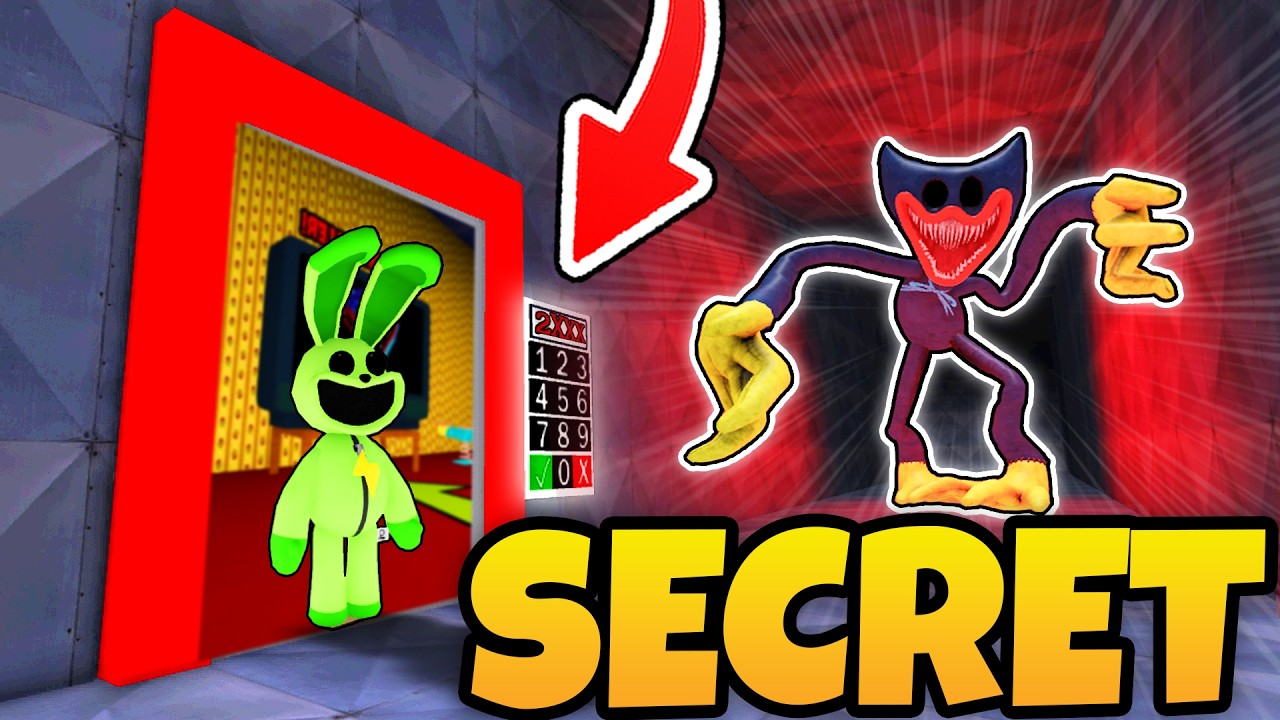 Is The SECRET Door Code WORTH It And ALL Keys In Escape Huggy Wuggy!