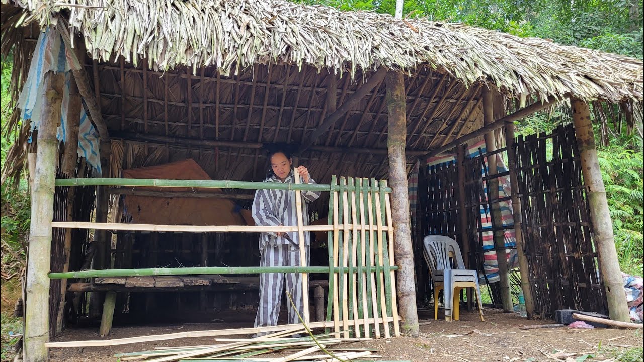 Not Giving Up,Mary Perfected Each Wall of the Bamboo House to Rebuild Her Life