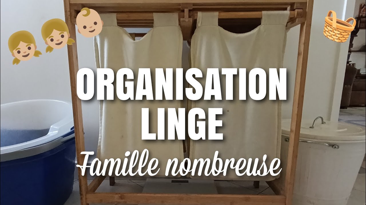 Ma Routine Linge Efficace et Minimaliste avec une Famille Nombreuse 🧺👧🏼👧🏼👶🏼