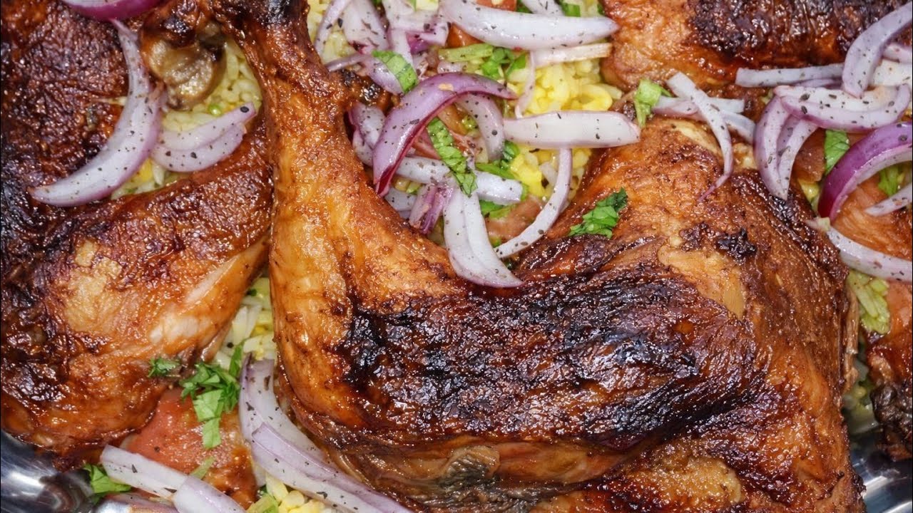 الطبق الرئيسي اللي هيشرفك في وسط اي عزومه👍مع طريقه حلوه للرز المصري👌مناسبة لسفرة رمضان والعزومات 🌙