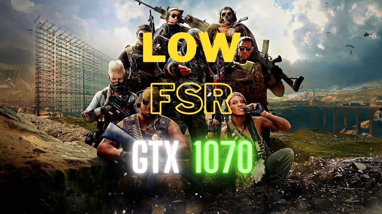 GTX 1070 Warzone 2.0 | DMZ | LOW vs FSR Quality tested | 2023