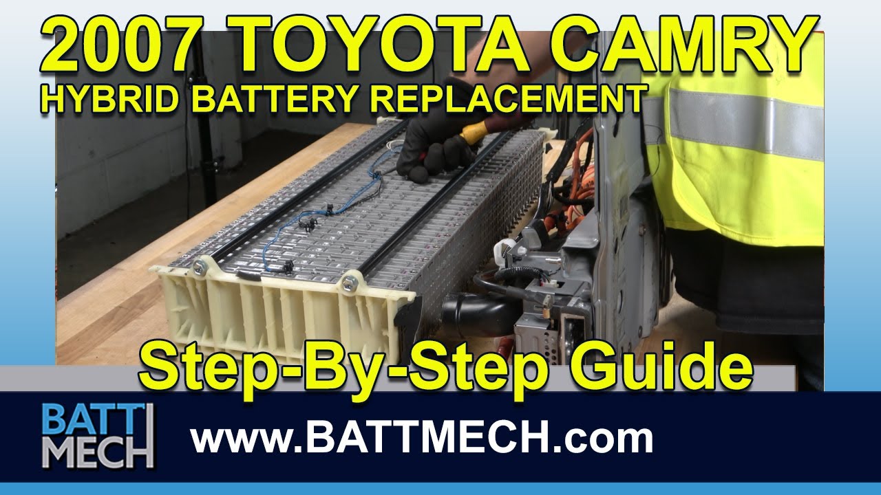 How to Replace/Repair/Fix a 2007 Toyota Camry Hybrid Battery Module Cell: Step-by-Step Instructions