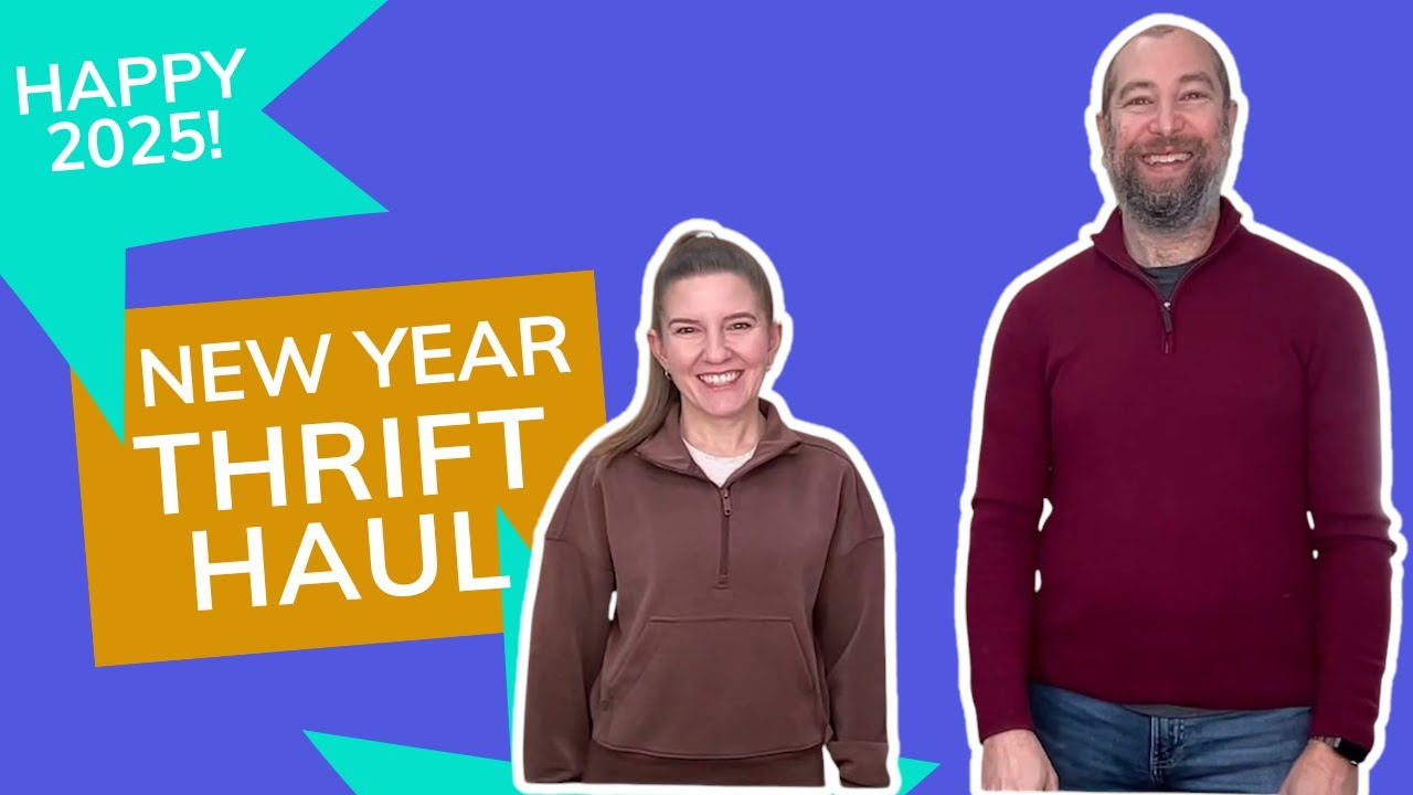 You Won't Believe What We Found at the Thrift Store! New Year Haul!