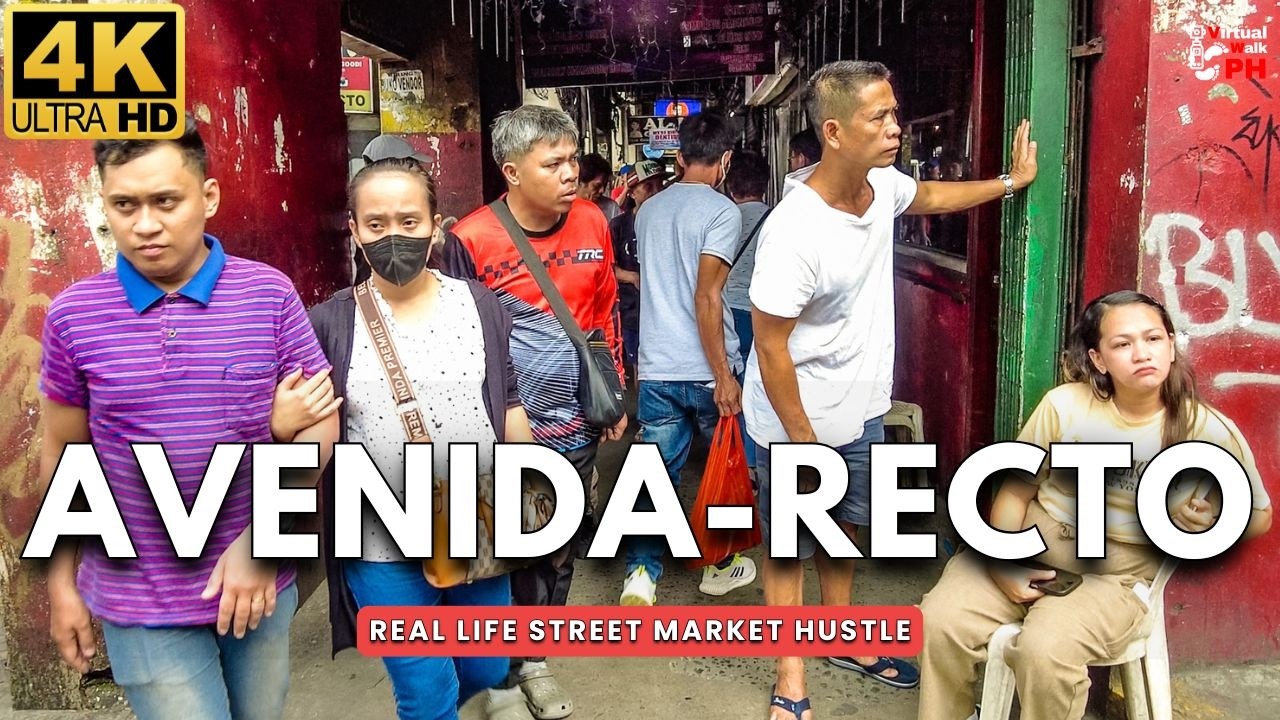 [4K] Unfiltered Avenida–Recto Street Market Walk | Real Manila Chaos (February 2026)