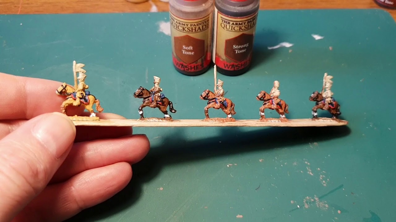 10mm painting tutorial pendraken Prussians uhlans