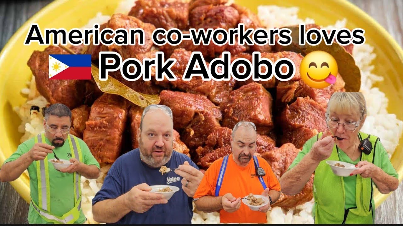 Americans trying FILIPINO Pork Adobo #Pork Adobo Recipe #Try #10 #Filipino cuisine