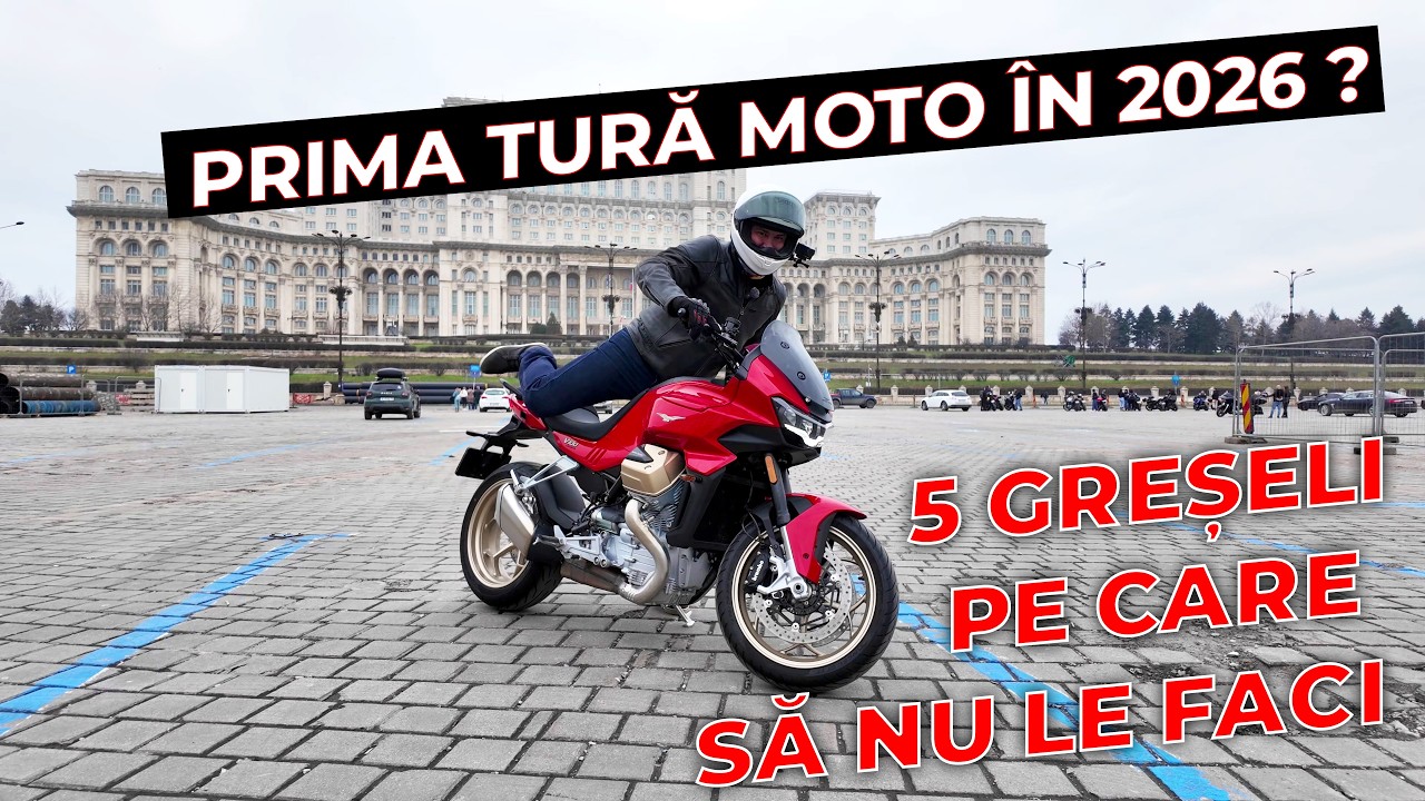 Prima tură din sezonul moto 2026? Evită aceste 5 greșeli.