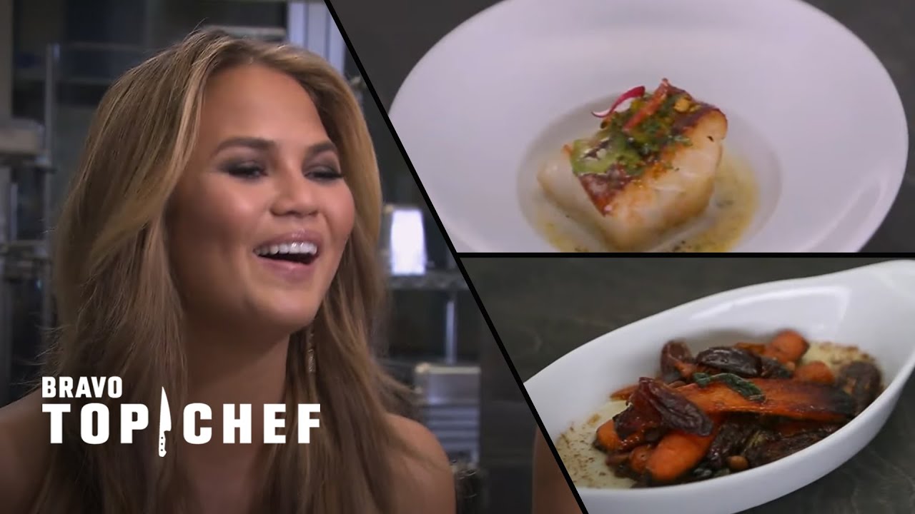 Chrissy Teigen judges the chefs' perfect date dishes | Top Chef: California
