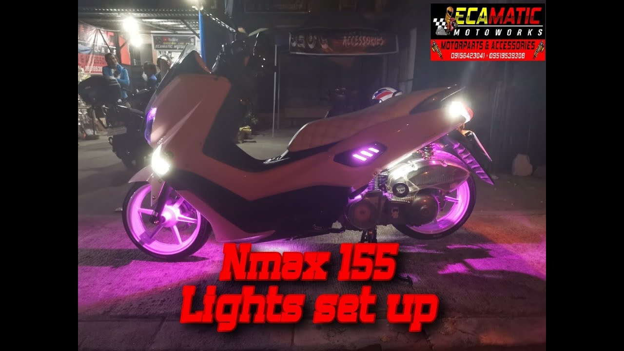 NMAX 155/LIGHTS SET UP