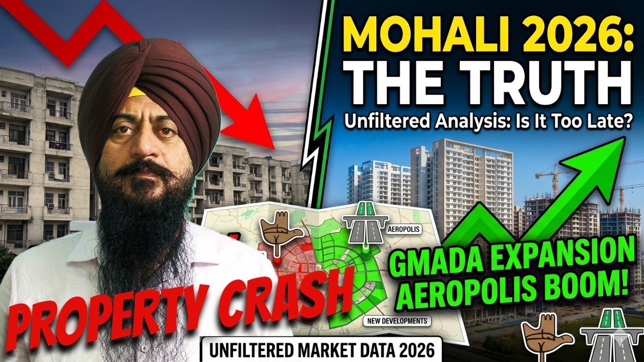 Mohali Real Estate Market About to CRASH? (June 2026) -  UPDATE on GMADA 2031 Master plan 7814613916