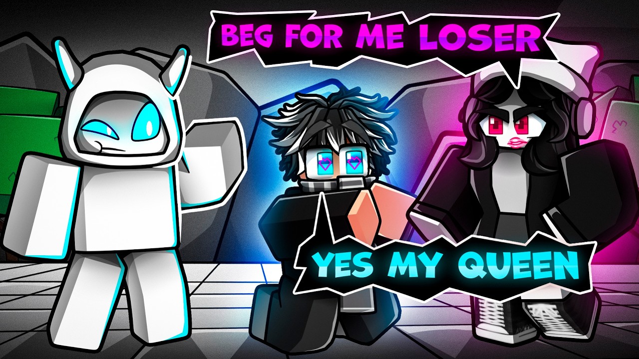 Toxic Kid Was Losing So He Called His Girlfriend For Help... (Strongest Battlegrounds)
