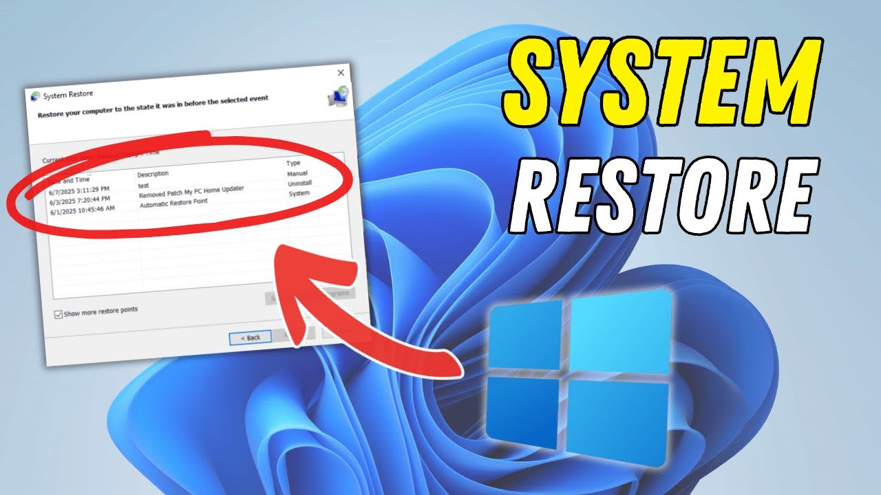 Bring Your Computer Back To Life With System Restore!