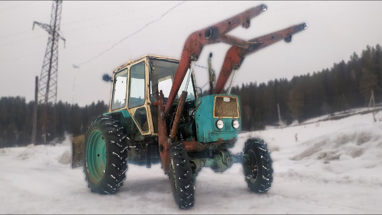 Установка КУНа на трактор Т-40АМ с кабиной ЮМЗ