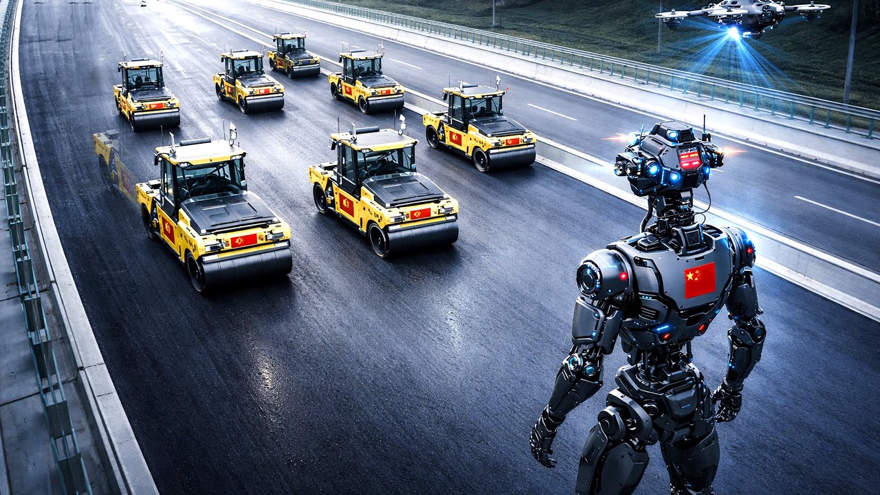Comment la Chine a construit 157 km d’autoroute sans humains grâce à l’intelligence artificielle