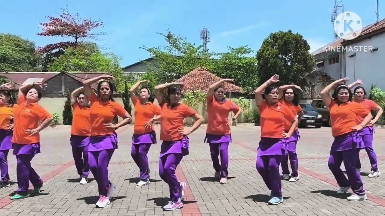Sueno De Luna Line Dance #senam #dance #senamkebugaran #sehat #senamkesehatan 