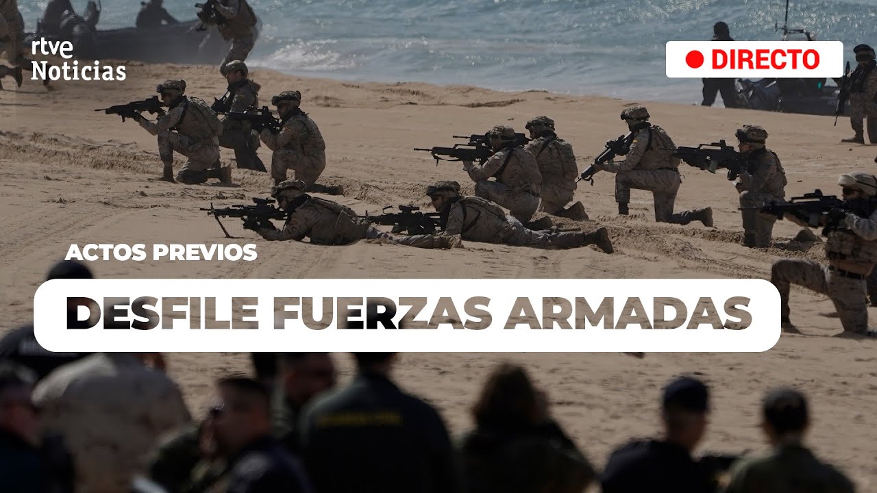 DÍA de las FUERZAS ARMADAS: FELIPE VI PRESIDE los ACTOS PREVIOS al DESFILE | RTVE Noticias