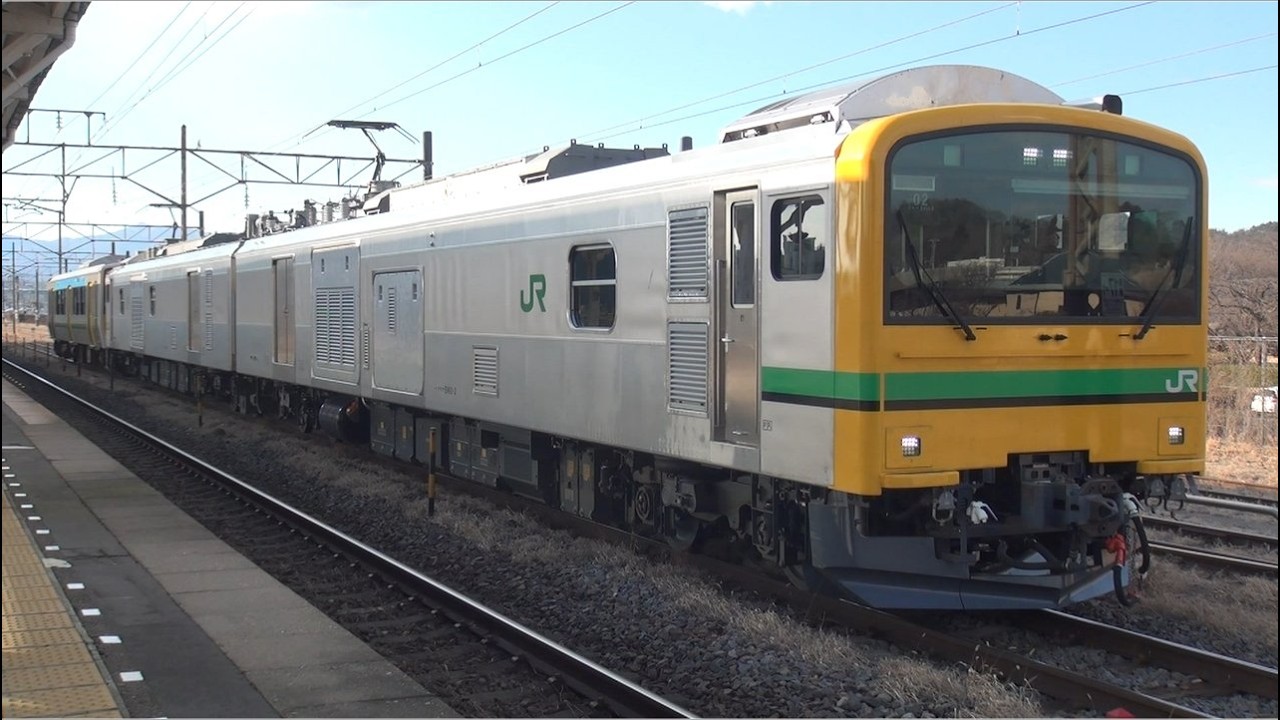 東北本線 白河駅 キハＥ１３０-１０４ ＫＹ入場運転停車発車 2026.02.18